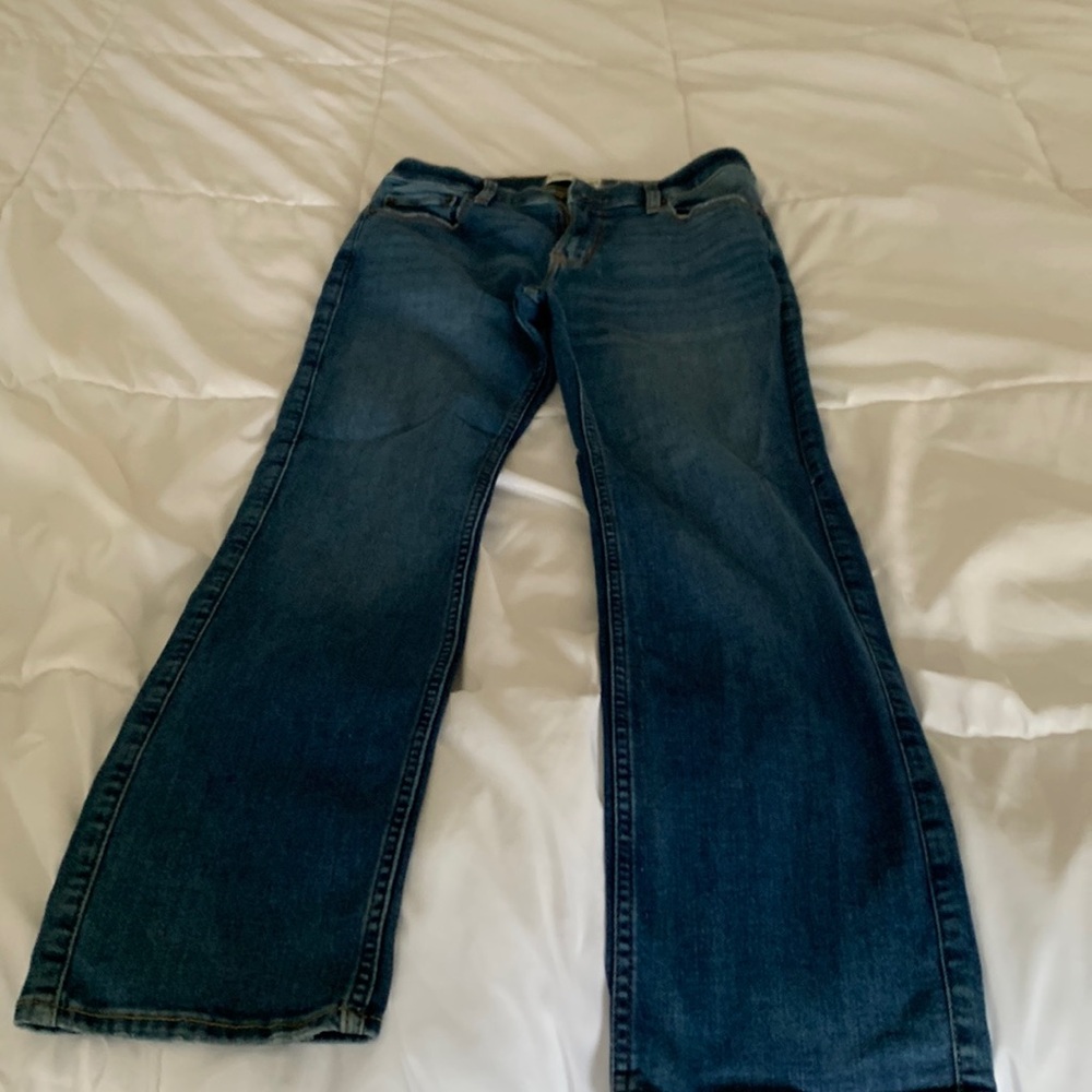 Abercrombie kids boys blue jeans. Straight. Size 15/16. Good condition.